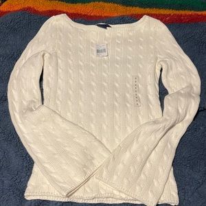 NWT white Ralph Lauren sweater